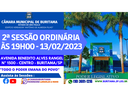 2ª SESSÃO ORDINÁRIA ÀS 19H00 - 13/02/2023