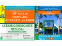10ª SESSÃO ORDINÁRIA - 02/05/2022 - ÀS 19H00 10ª SESSÃO ORDINÁRIA - 02/05/2022 - ÀS 19H00