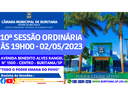 10ª SESSÃO ORDINÁRIA ÀS 19H00 - 02/05/2023
