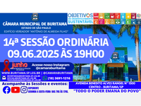 14ª SESSÃO ORDINÁRIA - 09.06.2025 ÀS 19H00.
