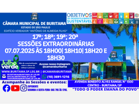 17ª; 18ª; 19ª; 20ª - SESSÕES EXTRAORDINÁRIAS - 07.07.2025 ÀS 18H00 | 18H10 | 18H20 E 18H30.
