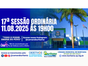 17ª SESSÃO ORDINÁRIA - 11.08.2025 ÀS 19H00.