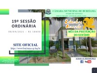 19ª SESSÃO ORDINÁRIA 08/09/2021 ÀS 18H00