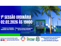 1ª SESSÃO ORDINÁRIA - 02.02.2026 ÀS 19H00.