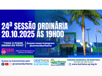 24ª SESSÃO ORDINÁRIA - 20.10.2025 ÀS 19H00.