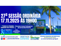 27ª SESSÃO ORDINÁRIA - 17.11.2025 ÀS 19H00.