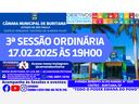 3ª SESSÃO ORDINÁRIA - 17.02.2025 ÀS 19H00. 3ª SESSÃO ORDINÁRIA - 17.02.2025 ÀS 19H00.