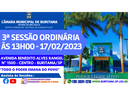 3ª SESSÃO ORDINÁRIA ÀS 13H00 - 17/02/2023