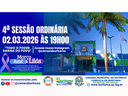 4ª SESSÃO ORDINÁRIA - 02.03.2026 ÀS 19H00.