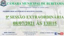 9ª SESSÃO EXTRAORDINÁRIA - 08/07/2021 9ª SESSÃO EXTRAORDINÁRIA - 08/07/2021