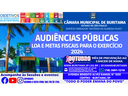 Audiências Públicas realizadas na Câmara Municipal de Buritama discutem a Lei Orçamentária Anual de 2024 e Metas Fiscais do 2º Quadrimestre de 2023. Audiências Públicas realizadas na Câmara Municipal de Buritama discutem a Lei Orçamentária Anual de 2024 e Metas Fiscais do 2º Quadrimestre de 2023.