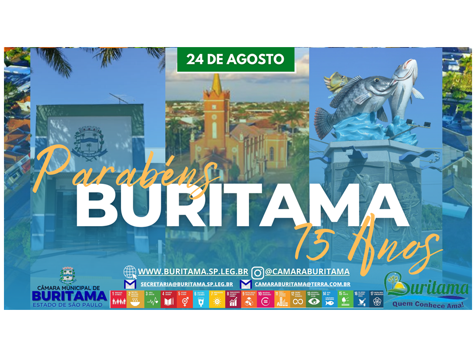 Buritama Celebra com Orgulho 75 Anos de Emancipação Político-Administrativa e 106 Anos de Fundação.