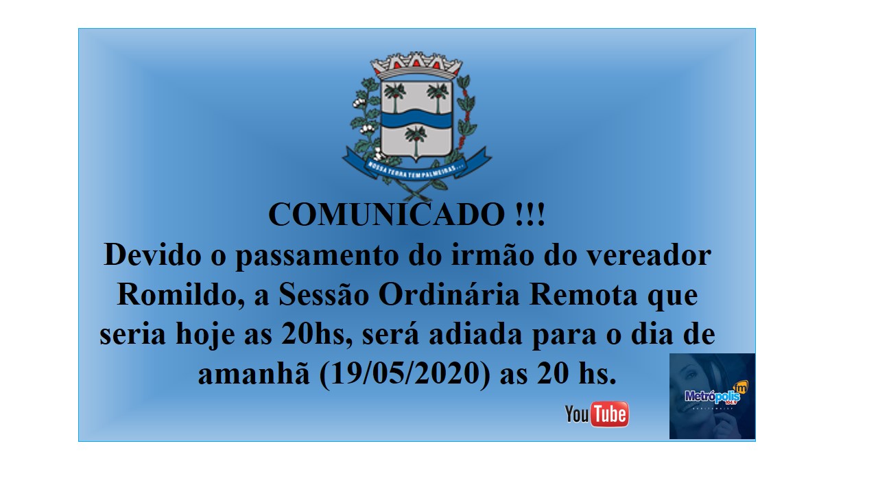  COMUNICADO !!!