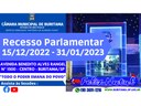 RECESSO PARLAMENTAR RECESSO PARLAMENTAR